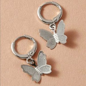 3/$30 Silver Butterfly Earrings